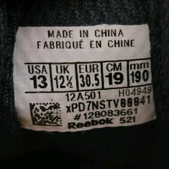 Size 13 Reebok Low-Top Sneaker - Picture 6 of 6